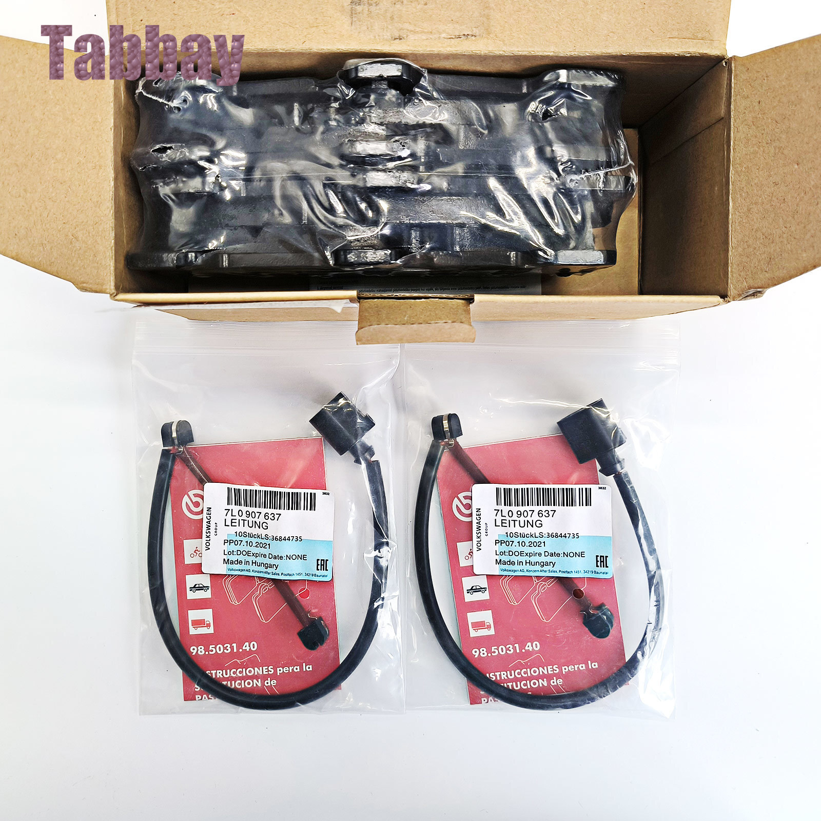 4S0698151M Front Brake Pad Set W/Sensor for Lamborghini Huracan EVO LP580 LP610