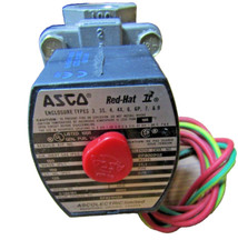    ASCO 3/4" SOLENOID VALVE 17.1 WATT 120 VAC COIL 125/150 PSI EF8210G88