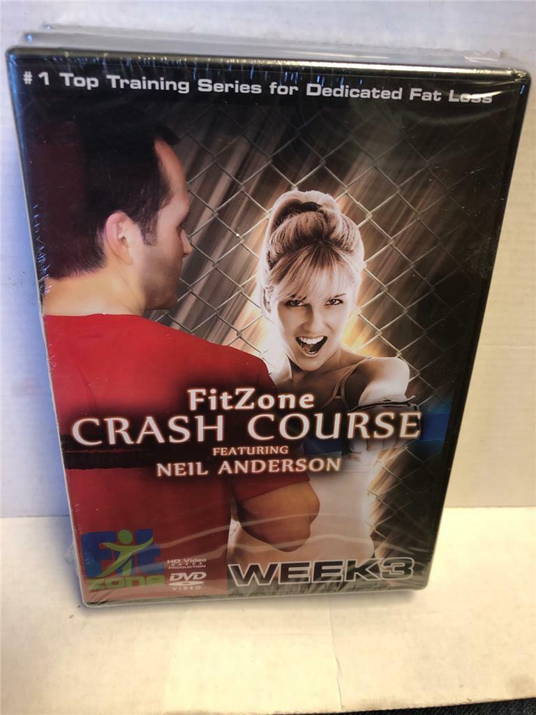 Fit Zone Fitness Crash Course Week 1, Week 2, Week DVD 3-pack