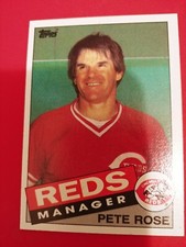 1985 Topps Pete Rose #547 Cincinnati Reds