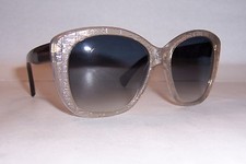 NEW ALEXANDER MCQUEEN SUNGLASSES AMQ 4193/S BEIGE GRAY K6M-JJ AUTHENTIC