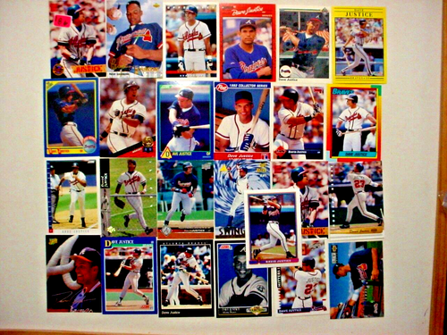 25 Each BB Player-Justice/Piazza/Smith/Clark-Ex condition - Picture 4 of 5