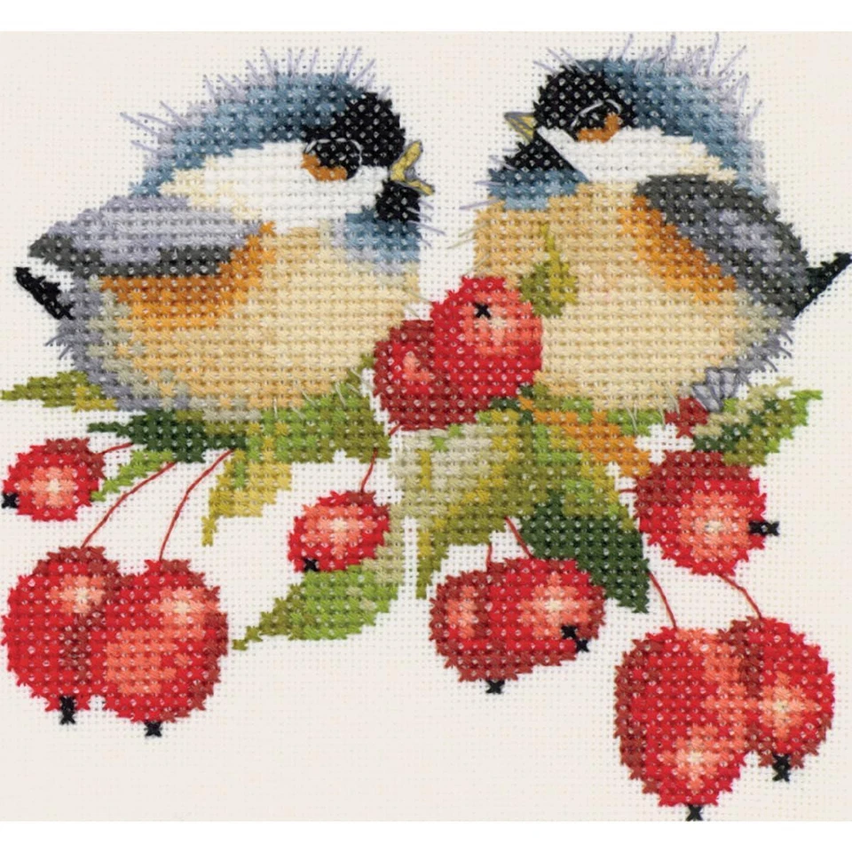 Heritage Kreuzstich Set Zählstoff "Berry Chick-Chat (L)", Zählmuster, VPBE775-E, - Bild 1 von 1