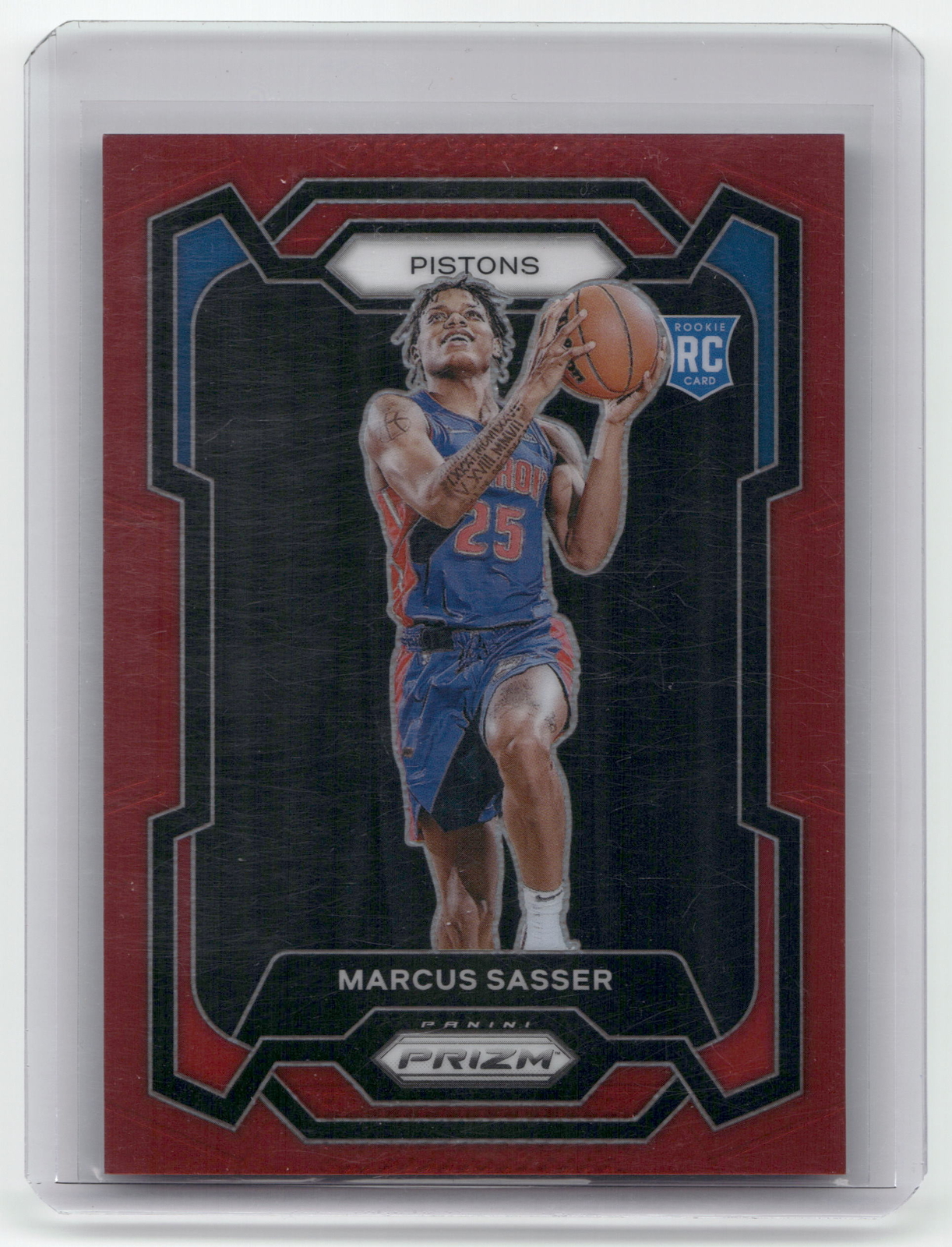 2023-24 Panini Prizm #174 Marcus Sasser Prizms Red /299 RC - 11003
