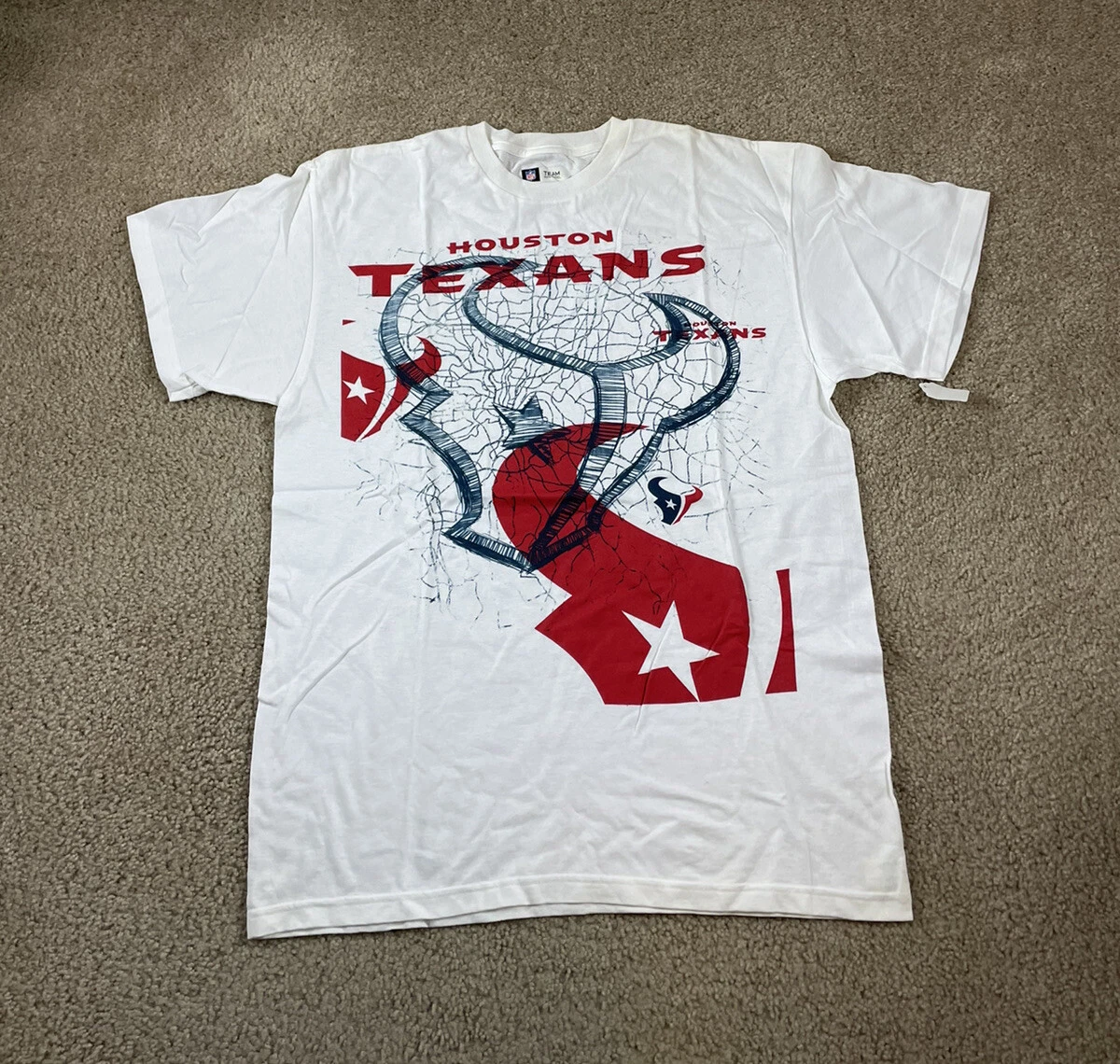 Houston Texans T Shirt NFL Official Team Apparel Men s Sz L NWT eBay