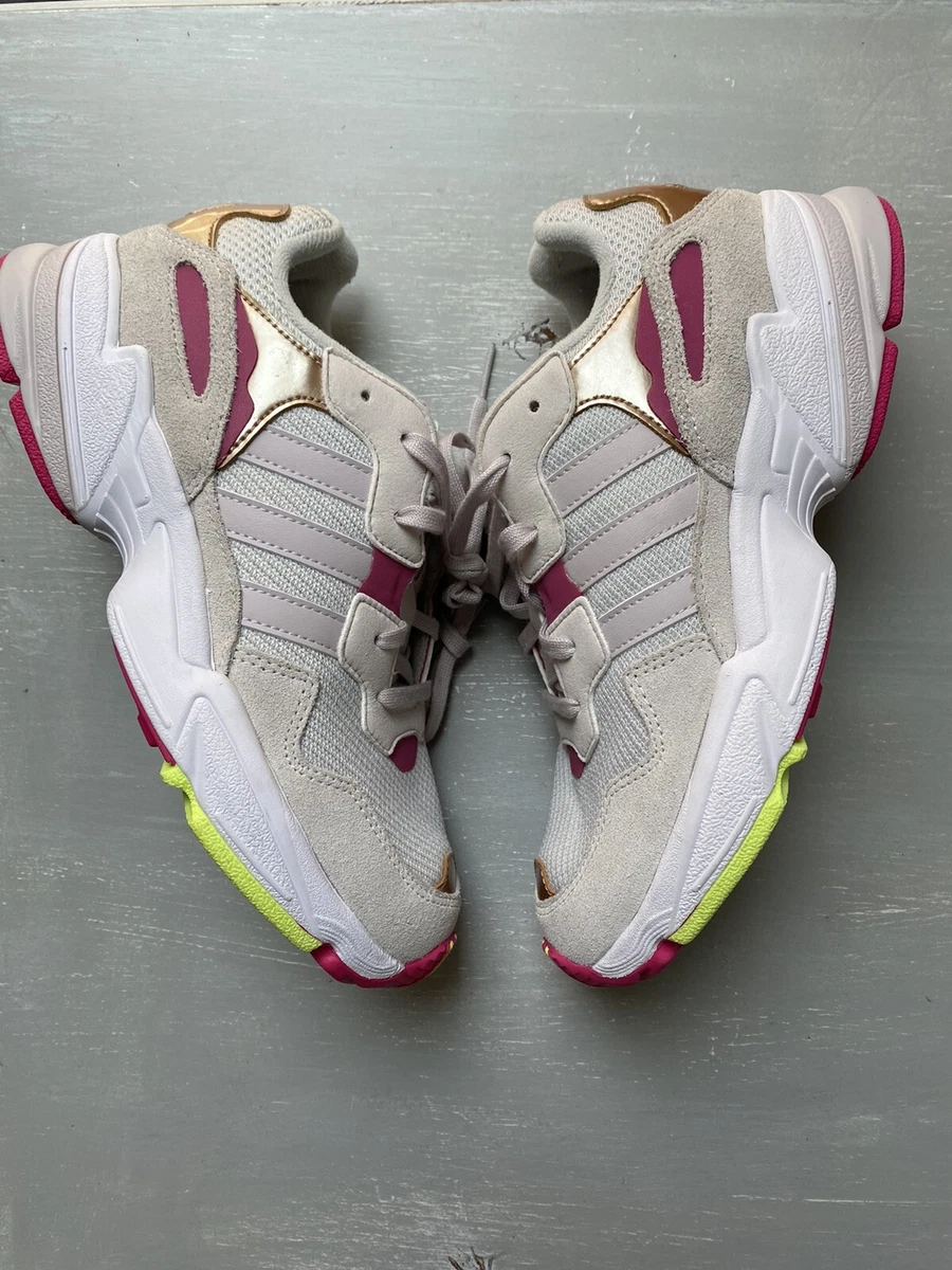 Big Kid s Adidas Yung 96 J Grey Orchid Shoes Sneakers EE4355 US Size 6 UK Sz 5.5
