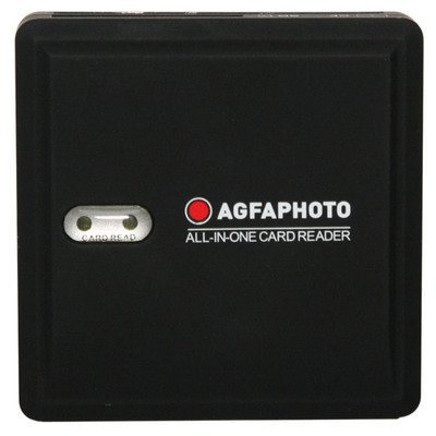 ''AGFA 73-in-1 Card Reader f/ SD/HC, Micro SD, CF, XD, MS/Pro Duo and SIM Cards''
