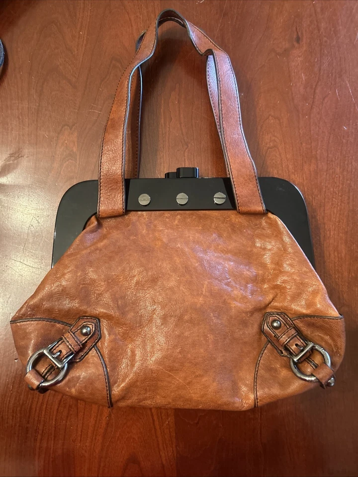 Cartera de cuero con espejo Tracy Reese New York Foto 3 de 4