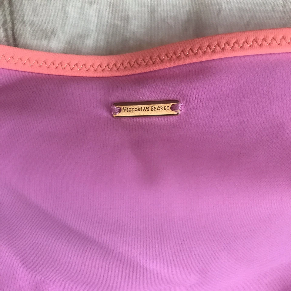 NUEVO CON ETIQUETAS Victorias Secret VS Swim S ROSA Sólido Tirantes Descarado Pequeño S Parte Inferior de Bikini S Foto 3 de 3
