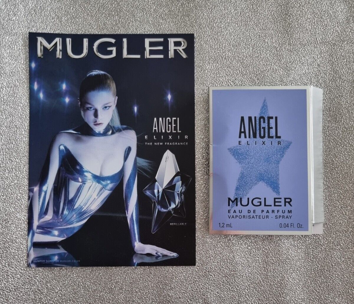 Thierry MUGLER Angel ELIXIR Perfume Mini Spray Eau De Parfum sample ml