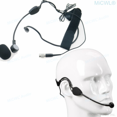Cardioid Dynamic Microphone For Audio-Technica Headset Wireless HeadWear Mic ME3