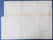 1855 U.S. Coast Survey Chart Legare Anchorage, Florida Reefs A.D. Bache / Craven