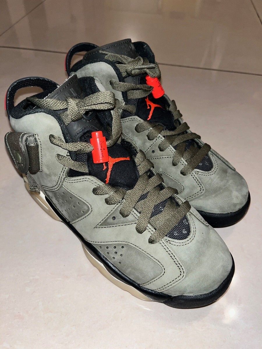 Size 4 - Jordan 6 Retro x Travis Scott Mid Olive for sale online