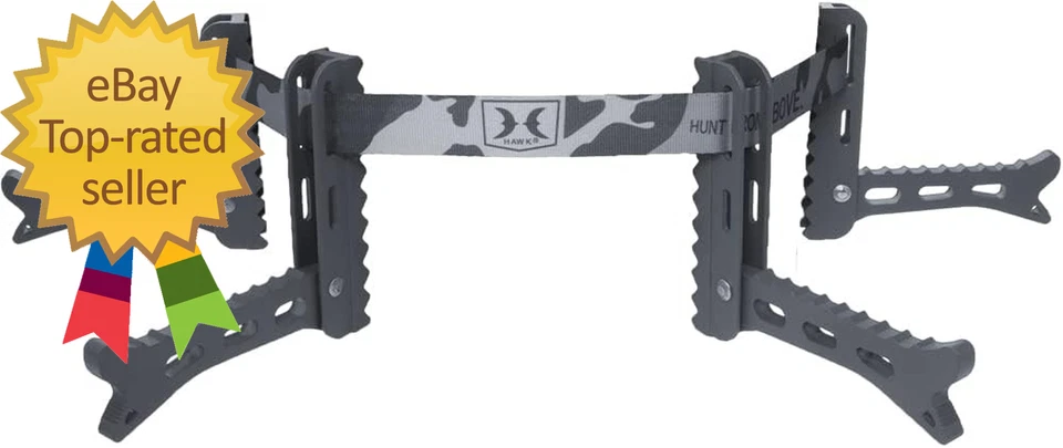 Hunting Climbing Tree Stand Bowhunting Folding Portable Helium 4 Steps with Stra - Image 3 of 4