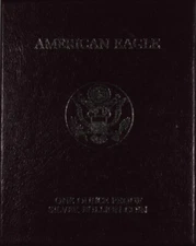 1990-S American Proof Silver Eagle-Mint Issued Presentation Box & COA (NO Coin)