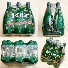 NEW - Murakami X Perrier - LIMITED EDITION 6-Pack Plastic Bottles(16.9fl oz)