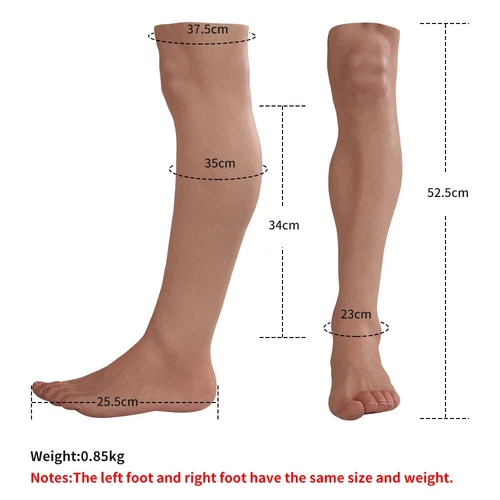 Prosthesis Foot Simulated Skin Artificial Leg Cover Scars Young-aged Clone Foot - Picture 7 of 30