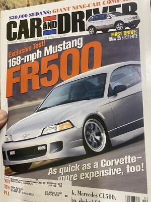 Car and Driver Magazine  February  2000 Issue bagged