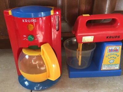 Vintage 1999 Klein Krups Cooking Land Coffee Maker And Blender