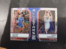 2022-23 Donruss Optic All-Stars Holo Fast Break #18 Dwyane Wade Manu Ginobili 