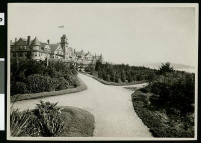 View of the Hotel Redondo looking south towards Palos Verdes 1903 - Old Photo