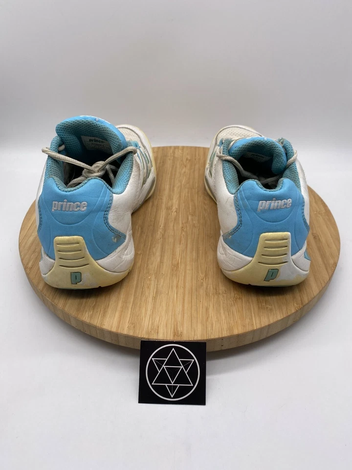 Prince Tennis Shoes White Leather Sneaker T14 Trainer Womens Size 6.5 - Image 4 of 4