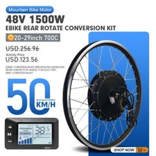 48V 1500W Electric Bike Conversion Kit Mounta...