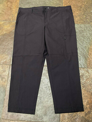 623  KIRKLAND 4 x 26 Black Nylon Quick Dry Trail Hiking Ankle Pants 5 Pocket #16