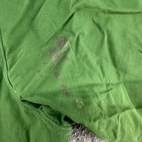 VINTAGE J Crew Jacket Mens L Green Parka Bomber Fleece Lined Oarsman Nylon 90s - Picture 5 of 16