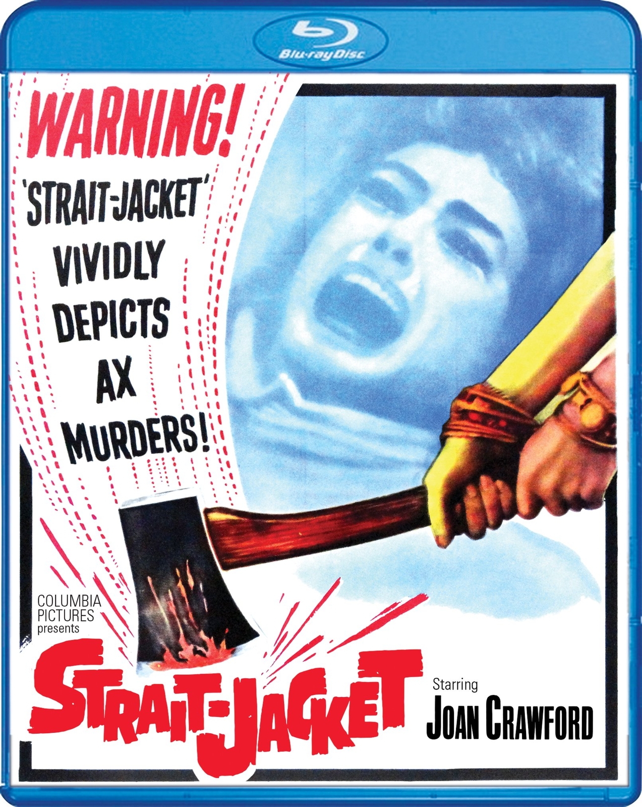 Strait-Jacket (Blu-ray) Joan Crawford Leif Erickson Diane Baker Howard St. John