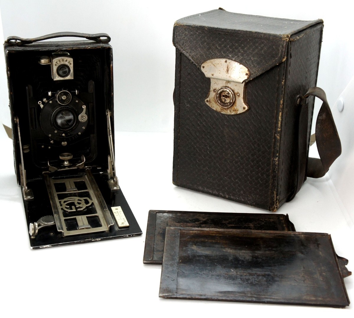 C.P. Goerz Berlin Tenax 9x12 FOLDING CAMERA Tenastigmat 130 mm F6