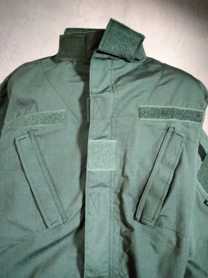 Traje táctico de 2 piezas verde ejército grado profesional TRU SPEC L-XL nuevo sin etiquetas Foto 3 de 4