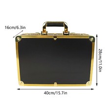 Suitcase Storage Box Barber Carrying Case Clipper Trimmer Organize Password Lock