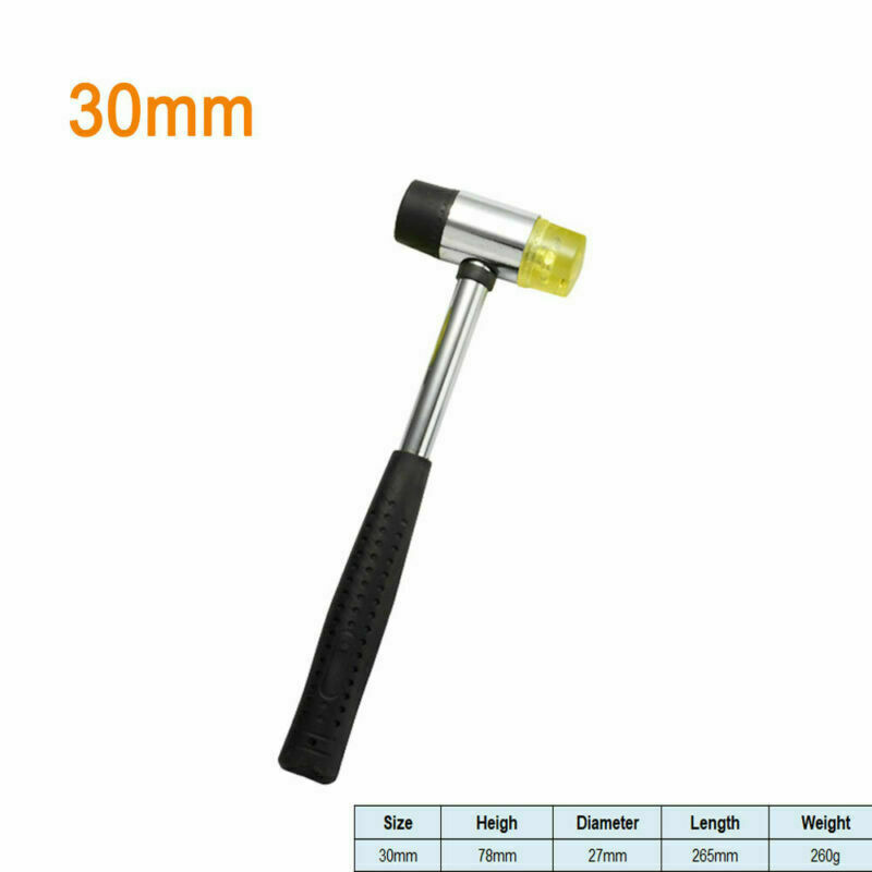 Rubber Double Face Work Glazing Window Beads Hammer Nylon Head Mallet