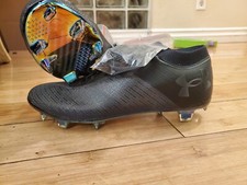Under Armour Shadow Pro FG Black Soccer Cleats Mens Sz 8 NEW 3025643 002