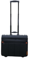 Trolley Pilotenkoffer Aktenkoffer 47 cm Schwarz Davidts