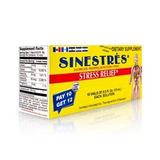 SINESTRES✅ SUPPLEMENT 10 Drinkable Vials/ BEBIBLE PARA EL ESTRES