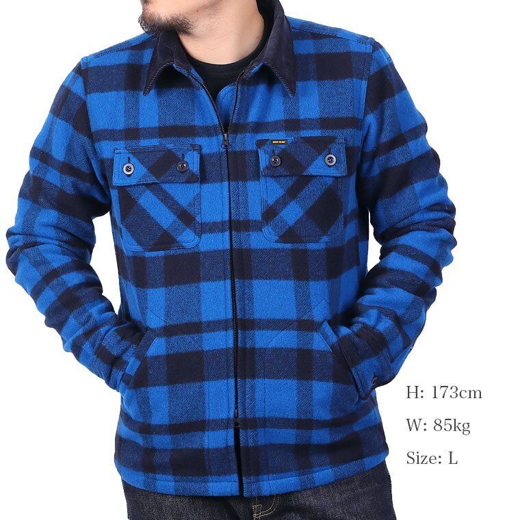 IRON HEART Wool Bush Jacket IHW-18 Various sizes Biker NEW IRON HEART Wool Bush Jacket IHW-18 Various sizes Biker NEW