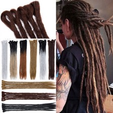 20"Ombre Braid Dreads Dreadlocks Hair Extensions Womens African as human hair US