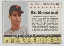 1961 Post Eddie Bressoud (Hand Cut) #152 c1a