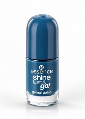 essence SHINE LAST & GO! Gel Nail Polish Nagellack 77 DEEP SEA BABY blau 8 ml