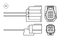 Lambdasonde Sensor Abgassteuerung NTK 95845 FüR Mazda CW BL MZR Cwefw BL12 Blefp