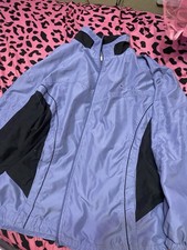 90s Vintage Purple and Black Champion Windbreaker Jacket