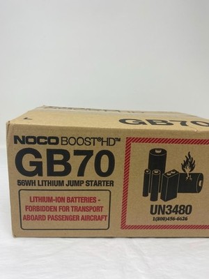 NOCO Boost GB70: 2000A UltraSafe Jump Starter 12V Lithium Battery Booster Pack