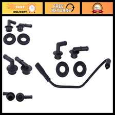 Crankcase Vent Tube Breather Hose Kit With Pcv Ccv Elbows Grommet For Jeep 199
