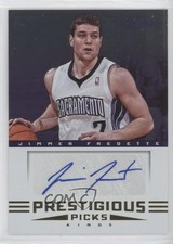 2012-13 Prestige Prestigious Picks Signatures Jimmer Fredette #9 Auto s1i