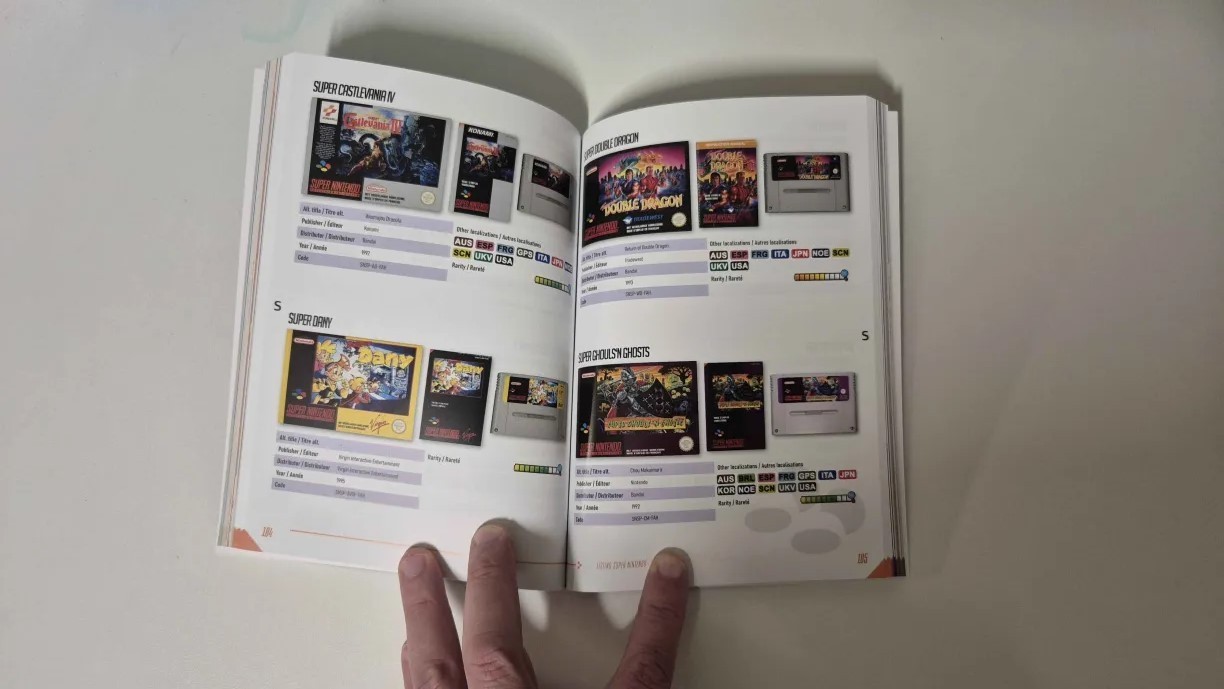 Pack Livres Game Atlas Super Nintendo Vol.1 + Vol.2 버전 클래식 SNES 4