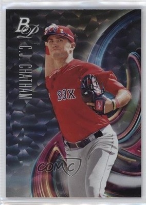 2018 Bowman Platinum Top Prospects Ice CJ Chatham #TOP-43 07rd