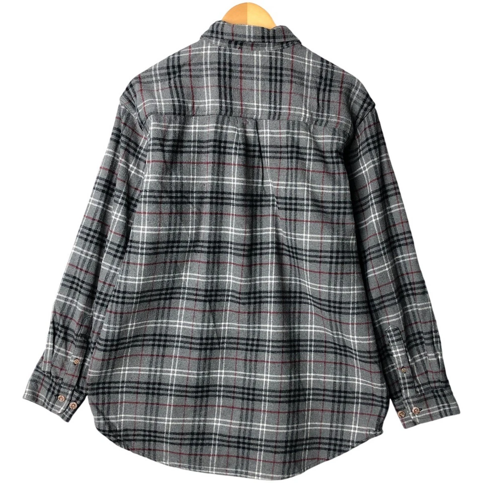Used Field & Stream long-sleeved flannel check shirt size L men's - Image 2 of 4