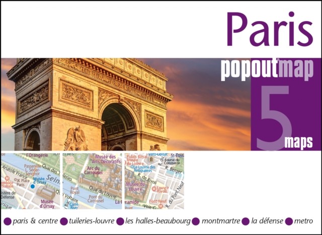 Paris PopOut Map Pocket-sized, pop up, city map of Paris (Sheet map, folded)